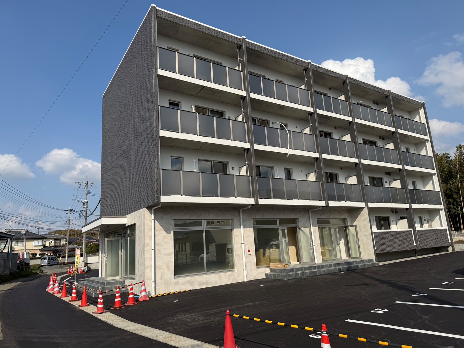 建物外観　新築外観パース♪全戸南向き♪