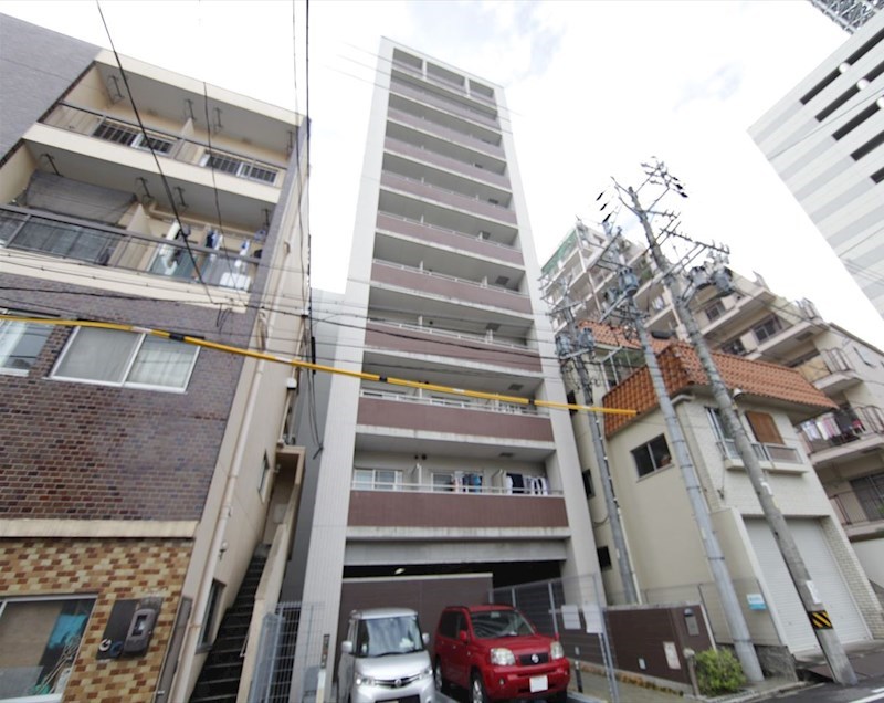 建物外観　外観　オートロック　宅配ＢＯＸ　外壁タイル張り