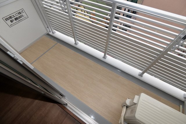 バルコニー　落ち着いた時間を過ごせるバルコニーです