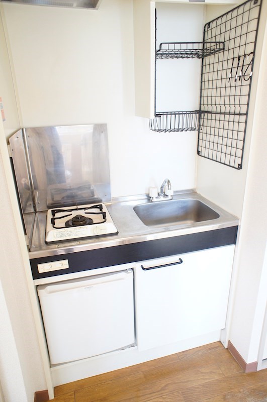キッチン　1口ガスコンロ付きキッチン