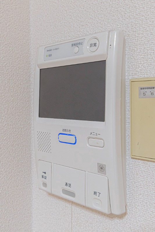 その他設備　モニター付きインターホン