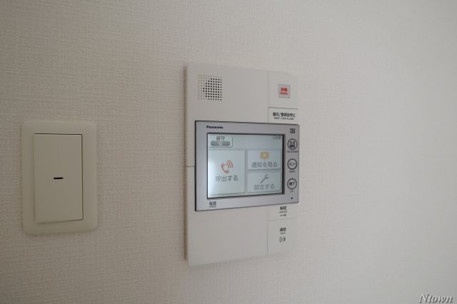 セキュリティ　モニター付きインターホンです