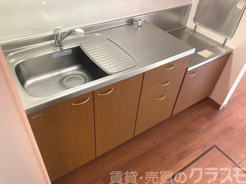 キッチン　ガスコンロ設置可♪