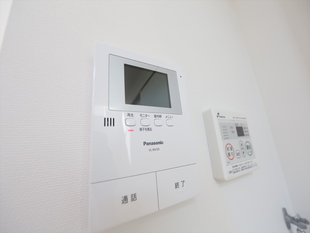 セキュリティ　ＴＶモニター付インターホン完備