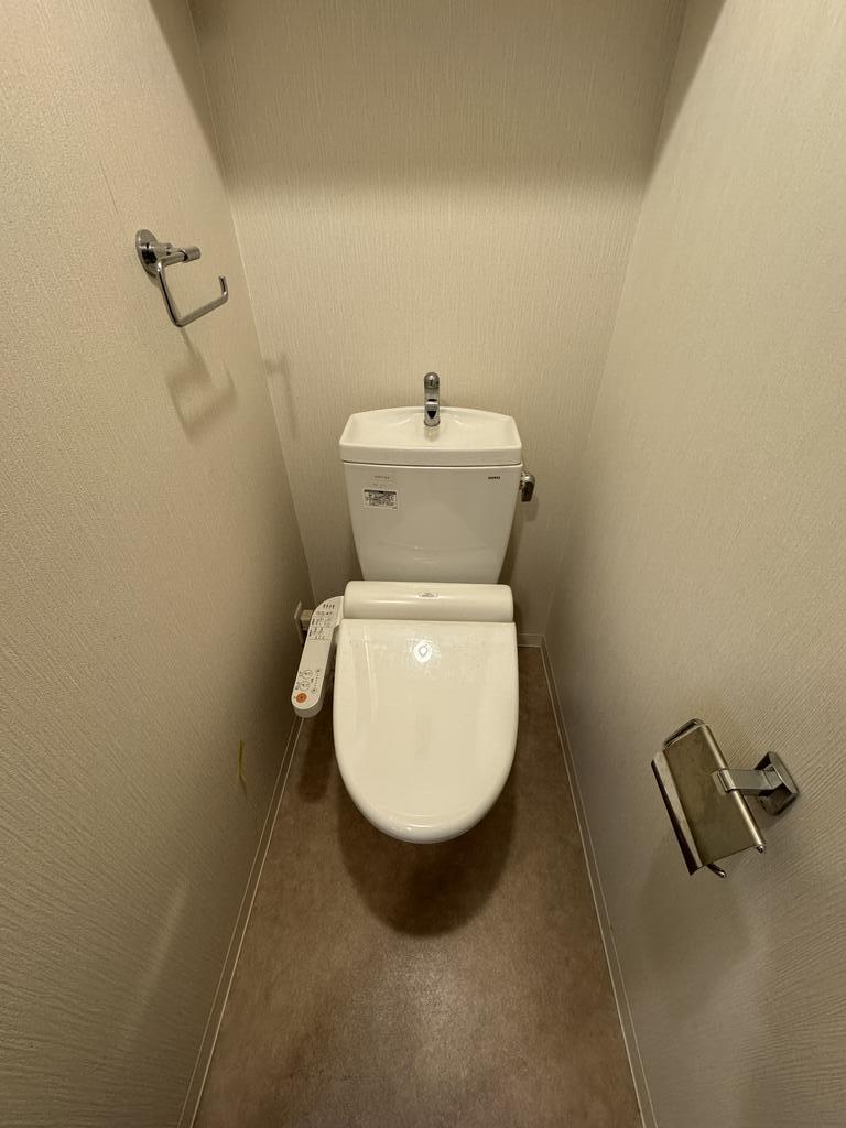 地下鉄長堀鶴見緑地線 西大橋駅 徒歩7分 9階建 築15年のトイレ写真
