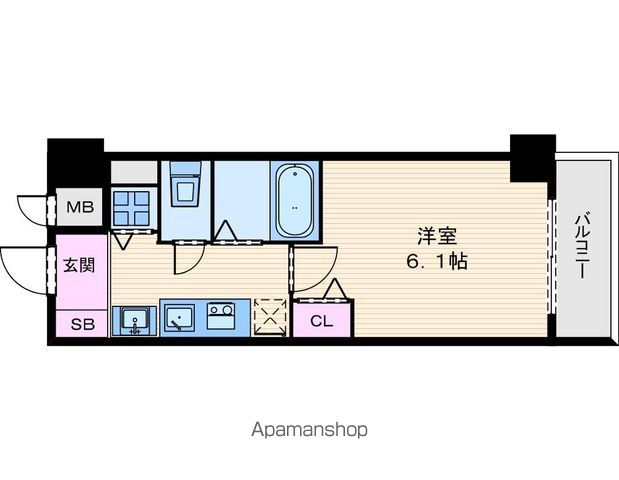 プレサンス堺筋本町フィリアの間取り写真