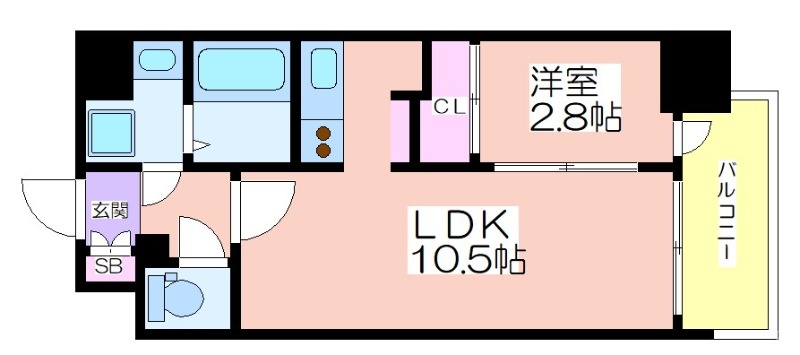 ワールドアイ大阪フェリーチェの間取り写真