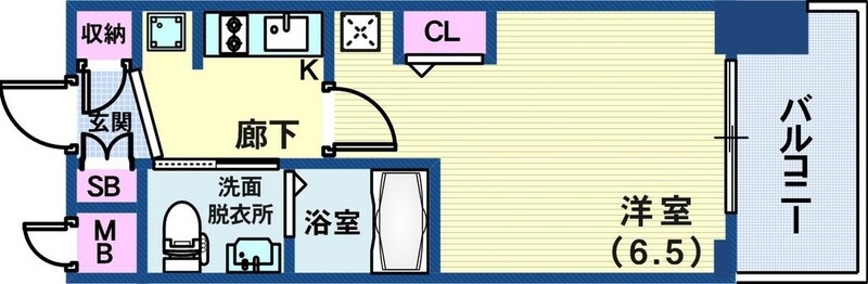 エステムコート神戸ハーバーランド前Vアクアの間取り写真