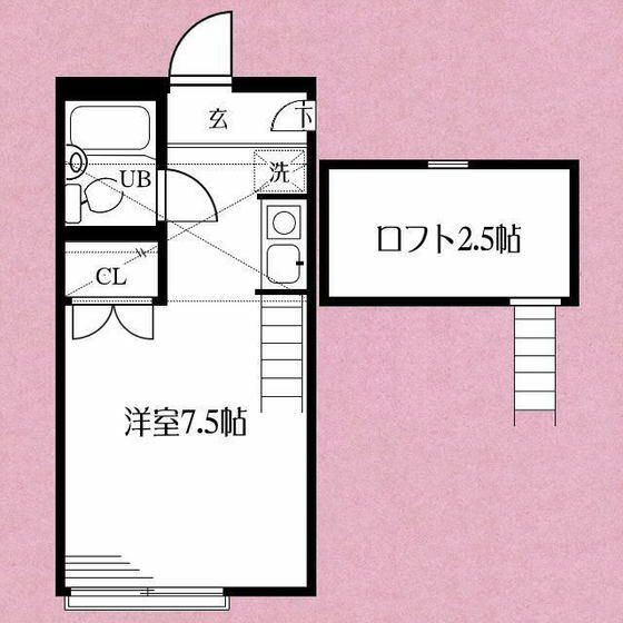 パレス三ツ境IIの間取り写真