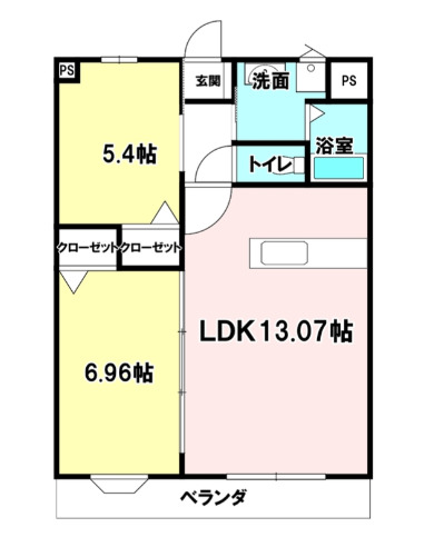 熊本電気鉄道 堀川駅 徒歩14分 6階建 築25年の間取り写真