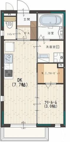 クリア田町の間取り写真