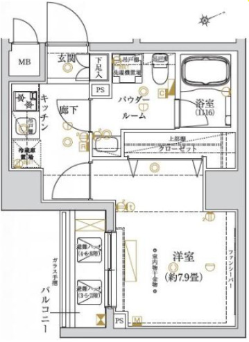 レガリス大塚の間取り写真