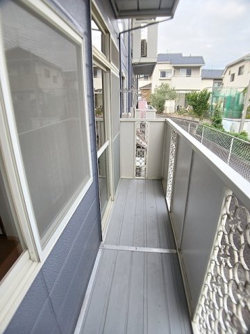 バルコニー　広々としたバルコニーです