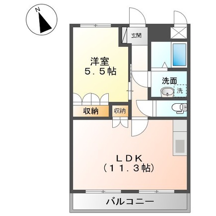 メルヴェール壱番館の間取り