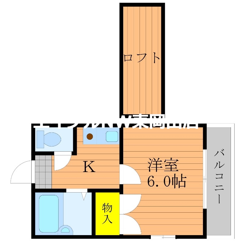 西川原第３レジデンスの間取り