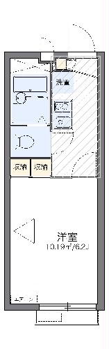 【レオパレス西阿弥陀寺２００９の間取り】