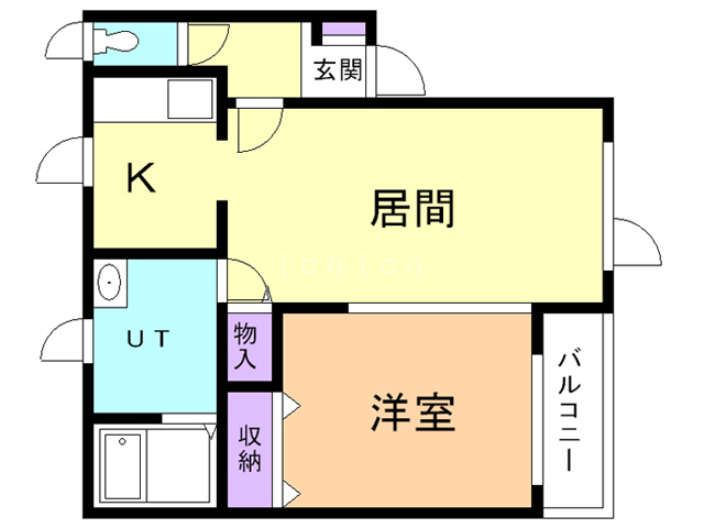 ファンタジアの間取り