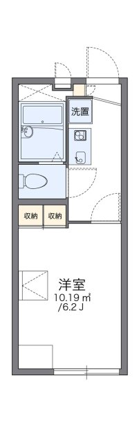 神戸市中央区宮本通のアパートの間取り