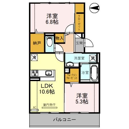 D-ROOM　嵯峨嵐山の間取り