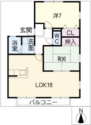 カーサ・コモドＡ棟の間取り