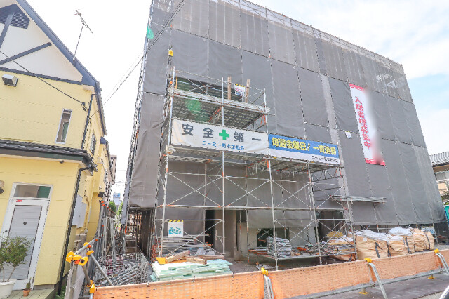 【宇都宮市宿郷のアパートの建物外観】