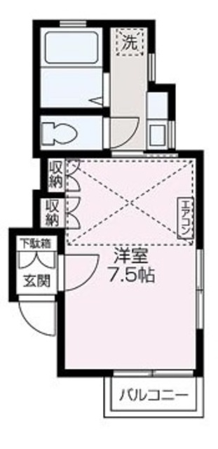 カーサワタベの間取り