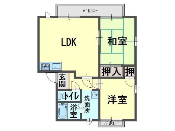 グリーンプラザ一筆の間取り