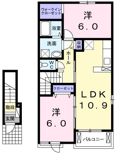 オルゴール　IIIの間取り