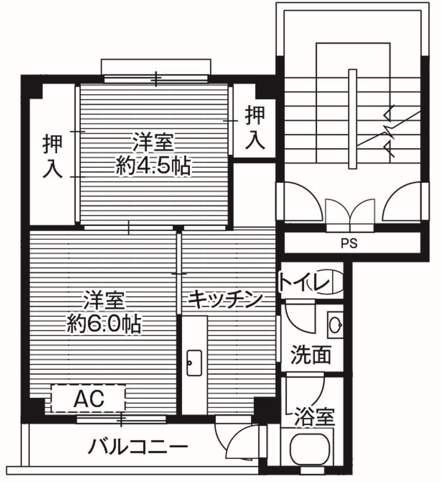 青森市大字泉野のマンションの間取り