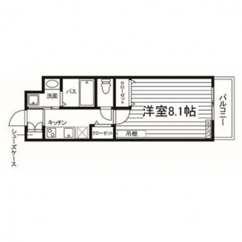 クレセル住吉の間取り