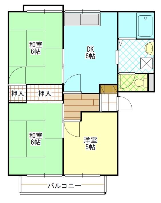 小原コーポCの間取り