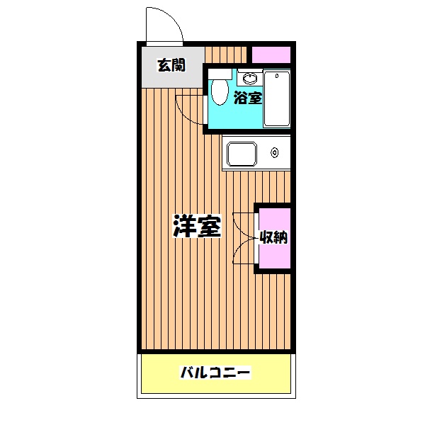 多摩市落合のマンションの間取り