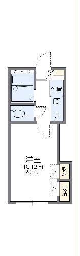 【藤枝市田沼のアパートの間取り】