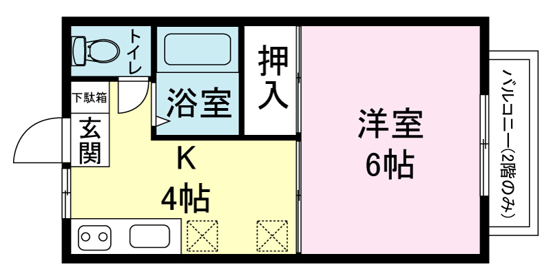 アビタション西条の間取り