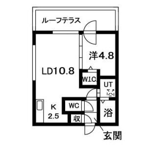 グランドサクセス中島公園の間取り