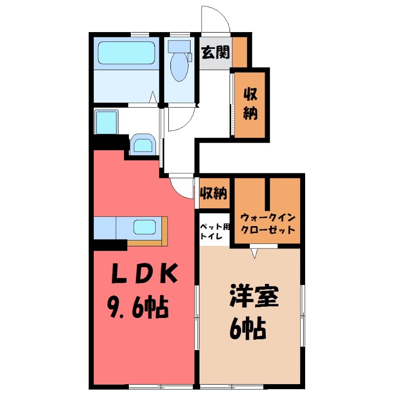 アルカディアの間取り