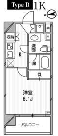 港区東麻布のマンションの間取り