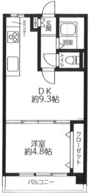 高輪ハイツの間取り