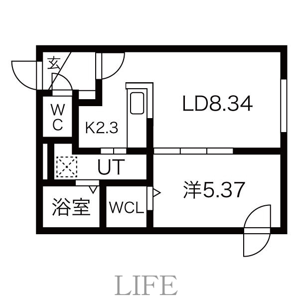 【フォレスト栄通の間取り】