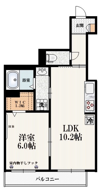 ハイツ桜丘の間取り