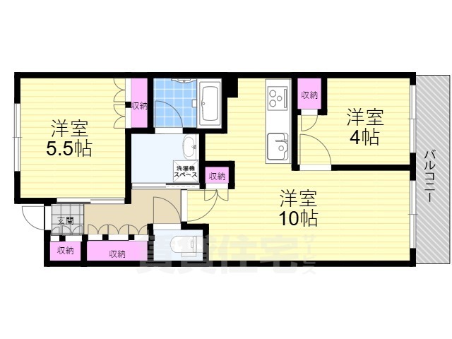 アーバンパーク淡路の間取り