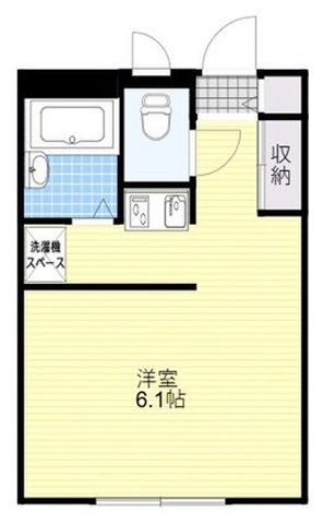 姫路市西新在家のアパートの間取り