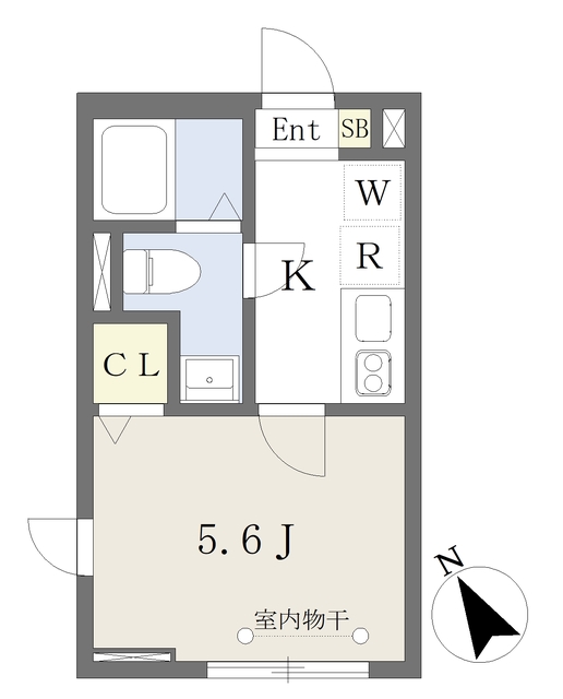 横浜市泉区中田南のアパートの間取り