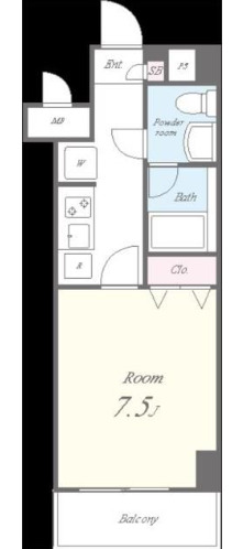 江東区豊洲のマンションの間取り