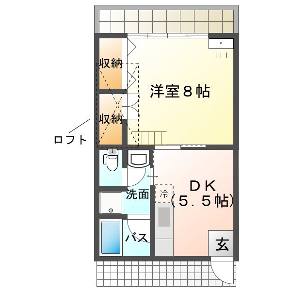 コーエーハイツ白崎の間取り