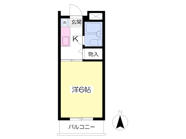 日野市万願寺のマンションの間取り