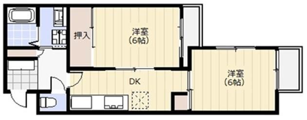 ウィングヒルズ金子の間取り