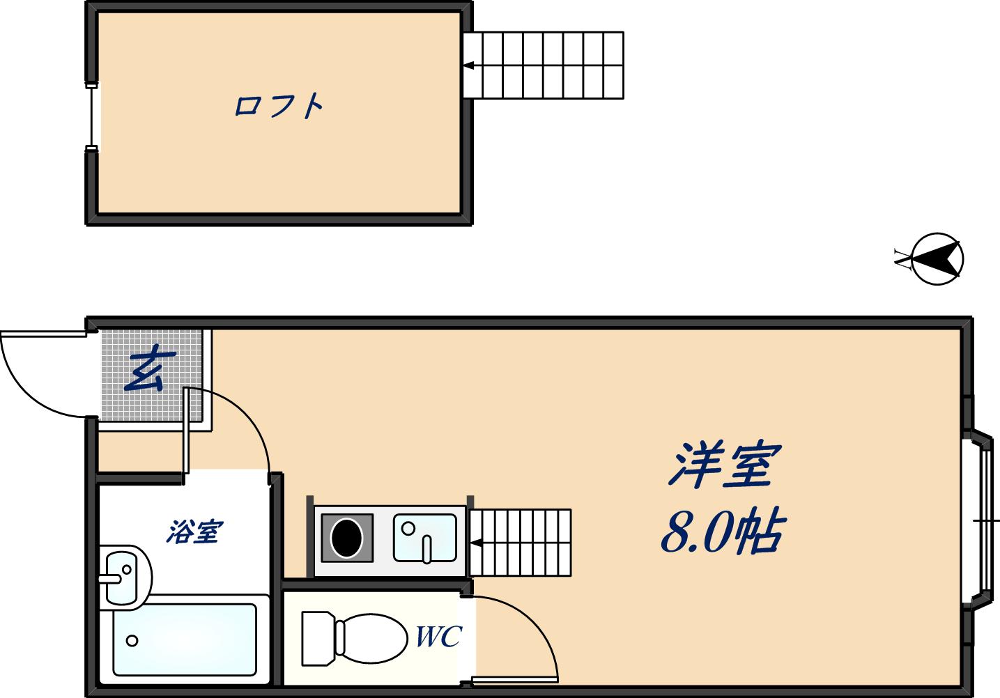 ハイツ南四条の間取り