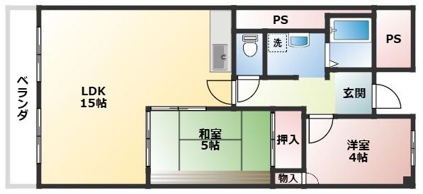 都島ロイヤルハイツの間取り