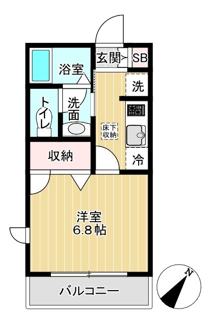 メルベーユの間取り